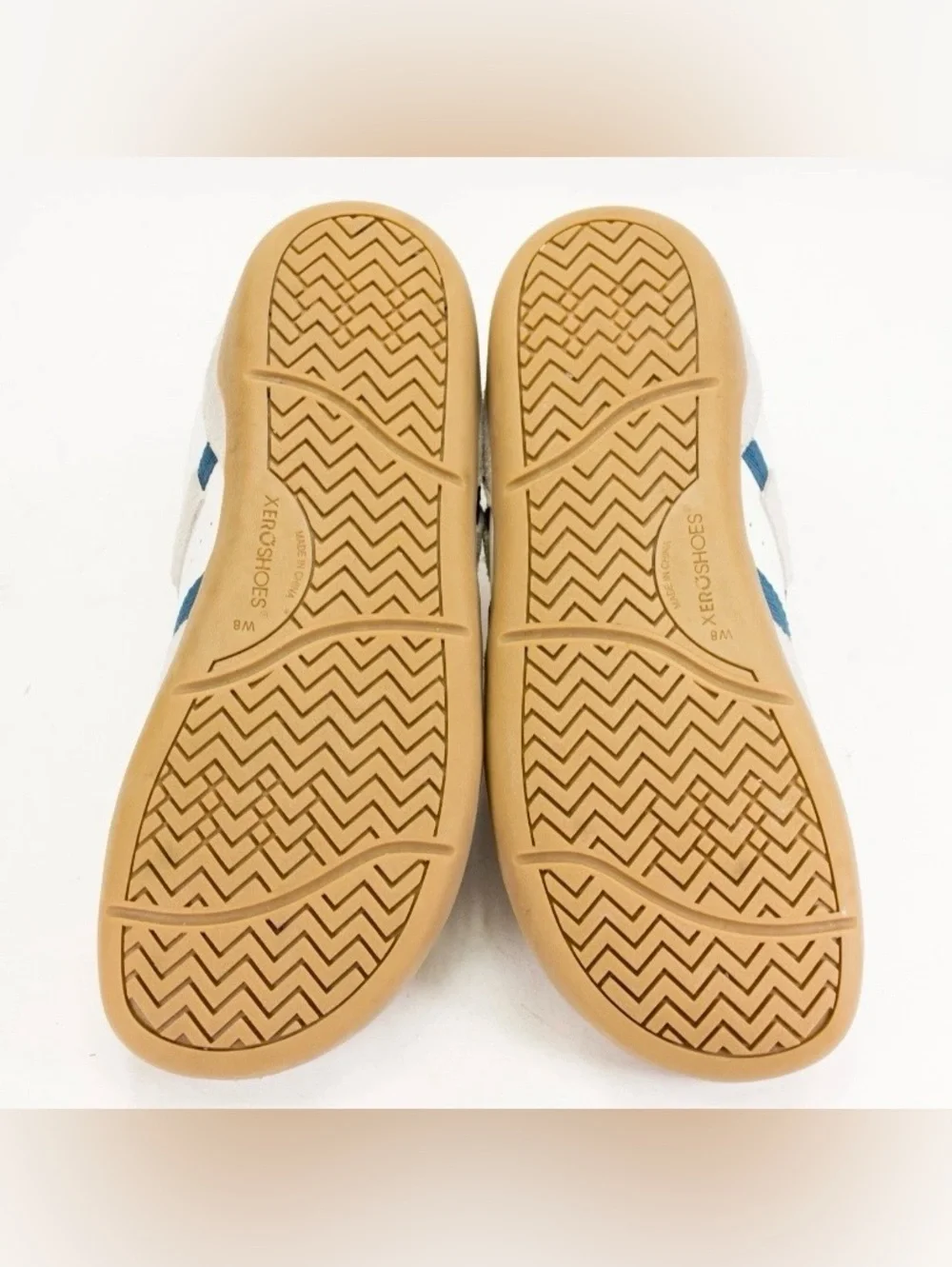 Xero Kelso Women US 8 Gray White Blue Barefoot Minimalist Gum Soles Casual Shoes - Picture 11 of 11